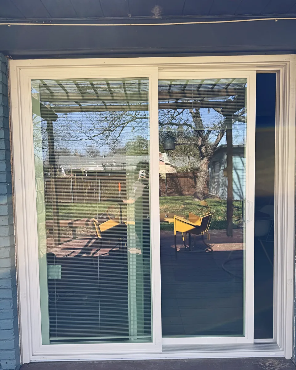 Back Patio Slider: after, installed by Perry's Precision Installations