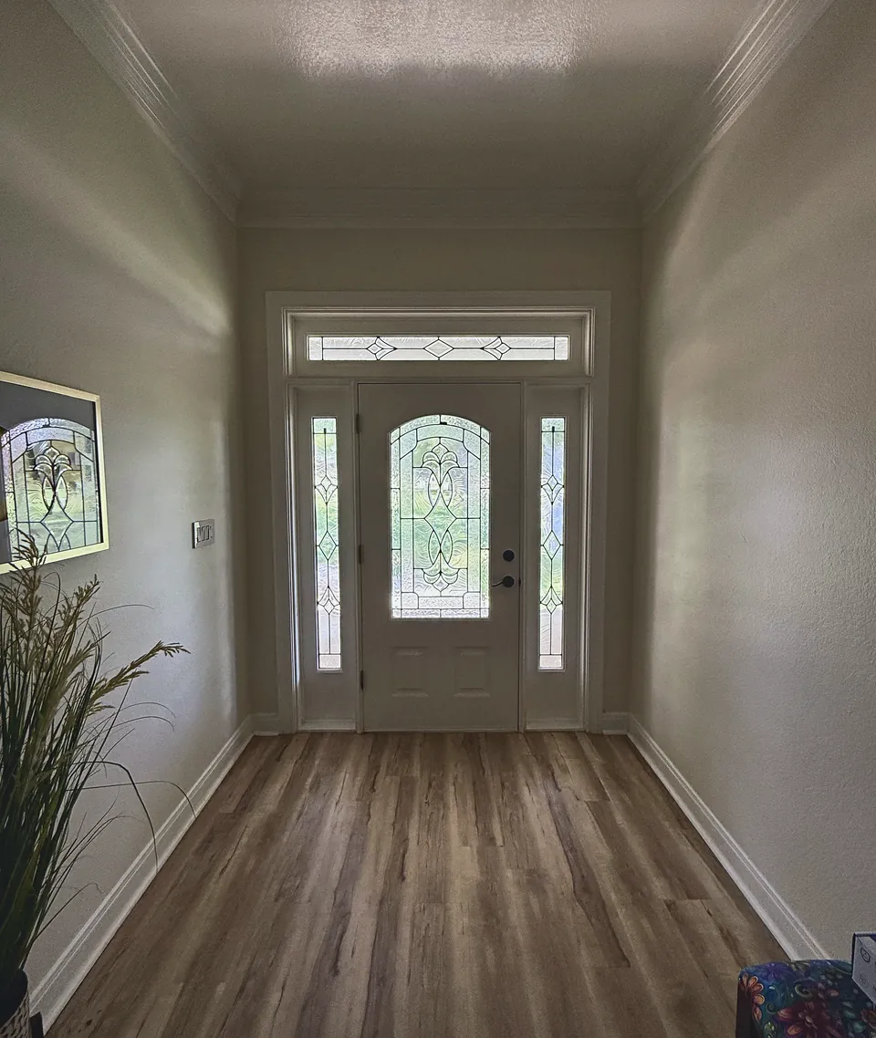 Front Entry, From the Foyer: before