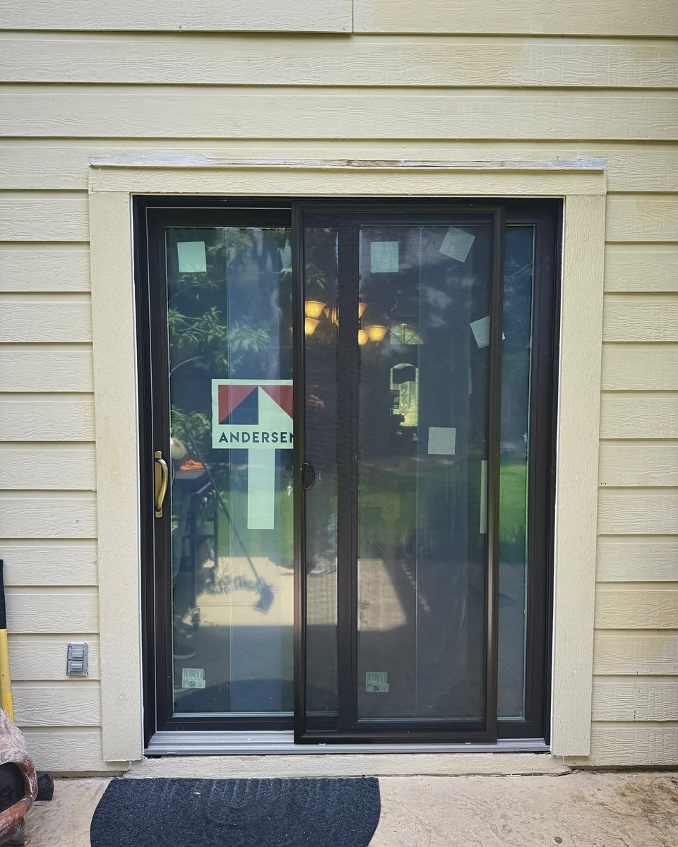 French Doors to Andersen Slider: after, installed by Perry's Precision Installations