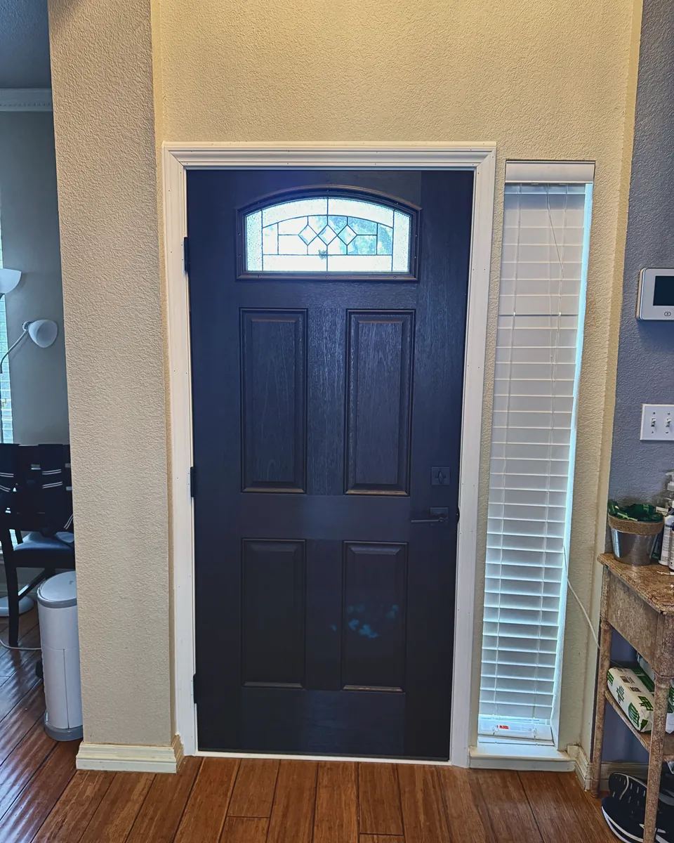 Same Entry, From Inside: after, installed by Perry's Precision Installations