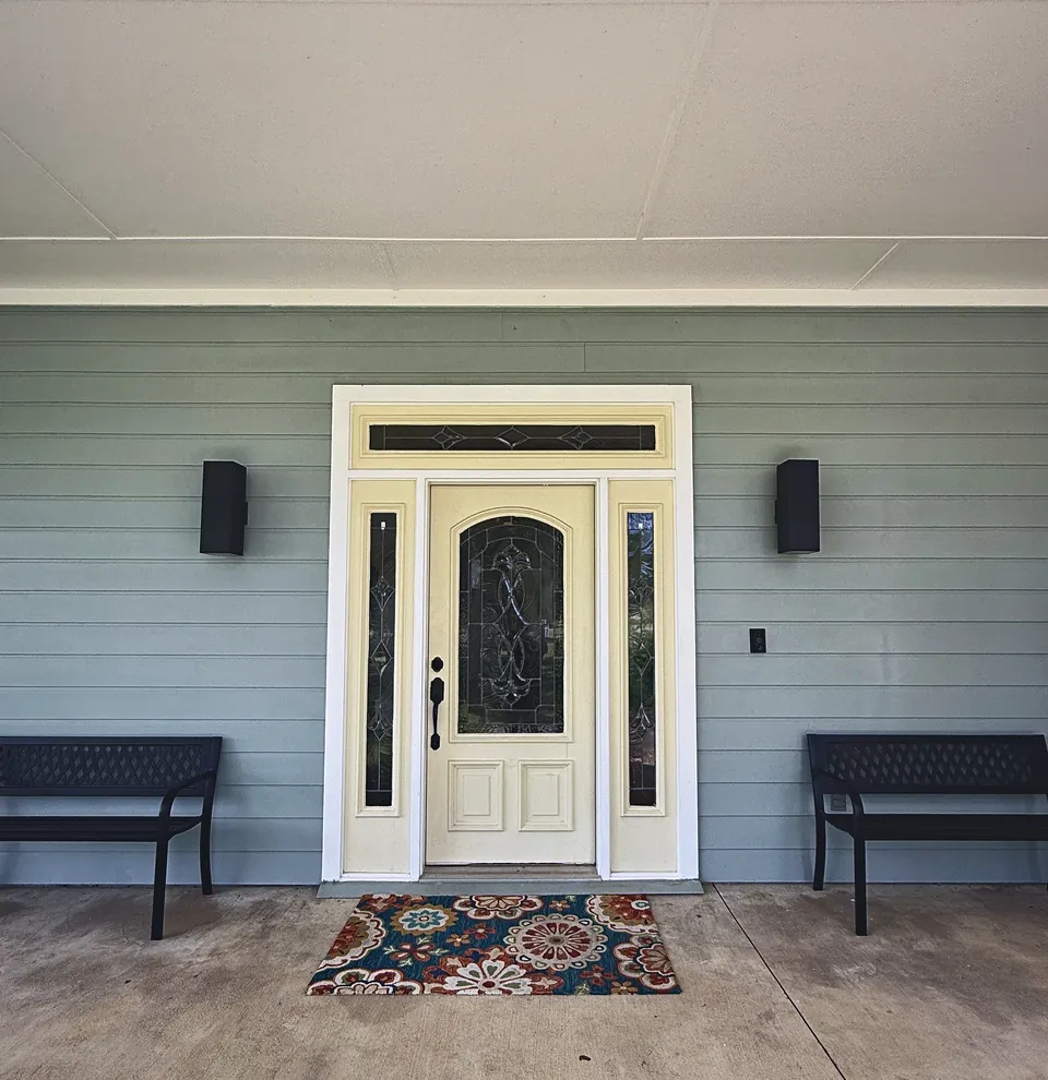 Front Entry Upgrade: before