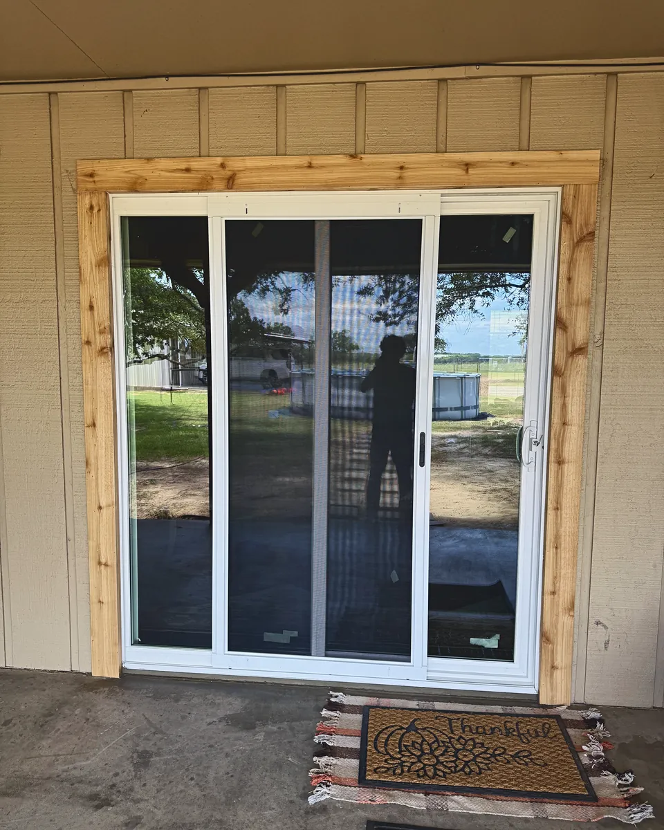Patio Slider Replacement: after, installed by Perry's Precision Installations
