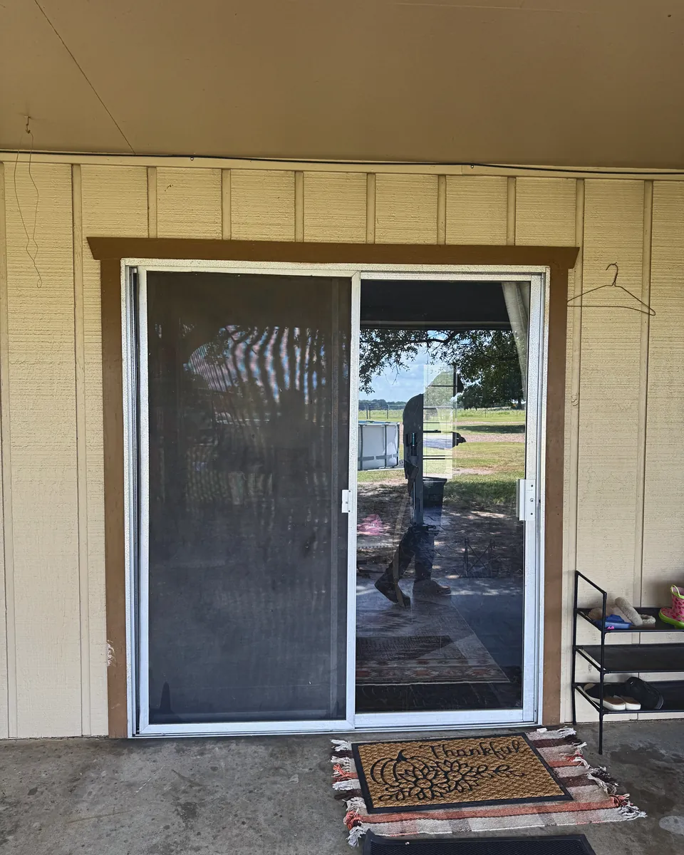 Patio Slider Replacement: before