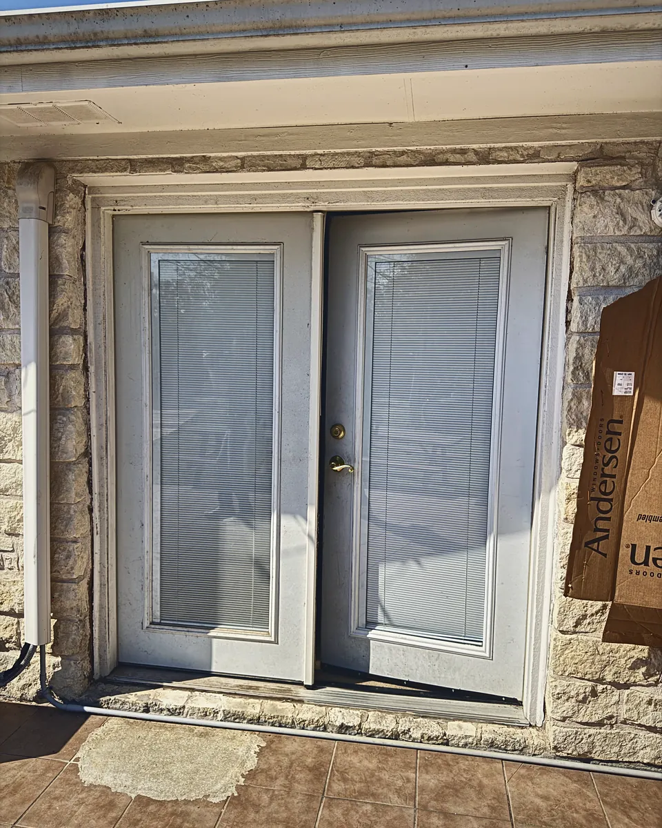 Patio French Doors: before